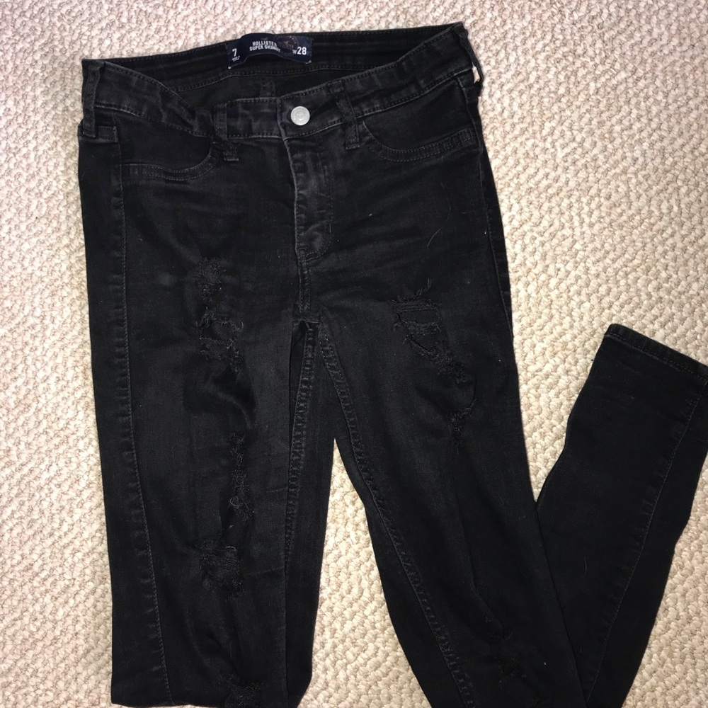 Hollister ripped jeans